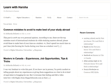 Tablet Screenshot of learnwithharsha.com